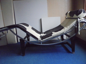 ru*ko ruby je[ LC4she-z* long lounge chair ] chair po knee pattern is lako material li Pro duct beautiful goods 