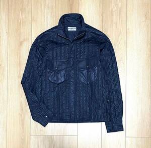 R①/ MORGAN HOMME モルガン ナイロン ジップ ジャケット SIZE:M / ネイビー / 日本製