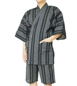 [...] jinbei men's made in Japan Father's day ..... wave ... weave - tradition industrial arts AWS-4 black .L