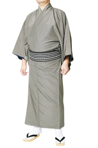 [...] kimono men's men's ... pongee manner kimono single goods . gray S