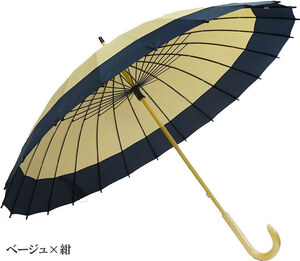 [...] peace umbrella .. eyes manner modern umbrella long 24ps.@.10 color scheme JK-133 beige × navy blue 