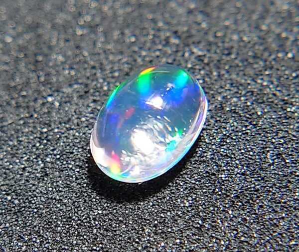 極美品! メキシコオパール 0.49ct オーバル カボション ルース(LA-4787)