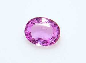  beautiful goods! papa la tea sapphire 0.388ctso-ting attaching oval loose (LA-4777)