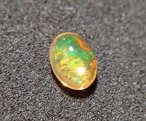  beautiful goods! Mexico opal 0.55ct oval kaboshon loose (LA-4753)