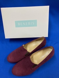 BENEBIS べネビス　しなやかストームウェッジヒールパンプス　25.0ｃｍ　WI　89883039