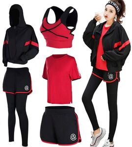 【新品】 Seeya スポーツウェア レディース ヨガウェア トレーニングウェア 5点セット