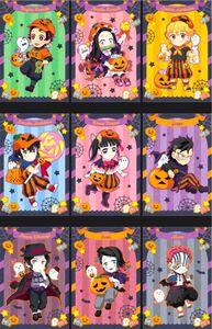 鬼滅の刃 ハロウィン ポストカード コンプ 炭治郎 禰豆子 善逸 伊之助 カナヲ 玄弥 無惨 魘夢 猗窩座 カフェ ダイニング