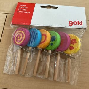 新品 goki ゴリネスト&キーゼル ゴキ ペロペロキャンディ 知育玩具 木のおもちゃ ゴルネストアンドキーゼル ミラン ウッディプッディ