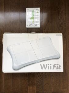 Wii Fit バランスボード ソフト 任天堂 中古品 動作未確認のためジャンク扱い 箱入り
