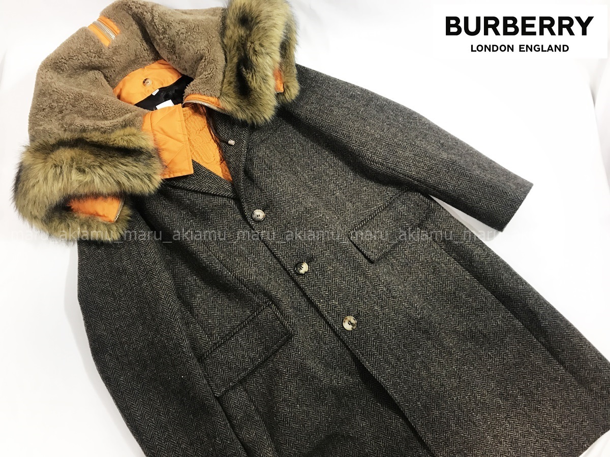 買い誠実 【BURBERRY】Reissued 特価ブログ waxedギャバジンcar