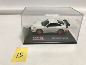 REAL-X 1/72スケール ポルシェ Porsche 911 GT3 RS ホワイト/オレンジライン ダイキャストミニカー リアル-X T1092515