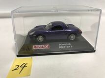 REAL-X 1/72スケール ポルシェ Porsche BOXSTER S ボクサー S パープルカラー ダイキャストミニカー リアル-X T1092524_画像1