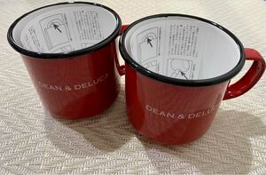 ディーンアンドデルーカ ホーロー マグカップ セット 新品