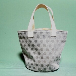 大人可愛い★ハンドメイド丸底手提げバックB