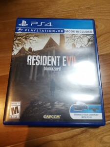 PS4 RESIDENT EVIL 北米版 バイオハザード7 日本語選択可能