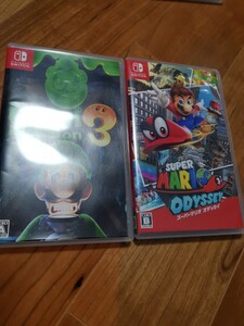 Switch スーパーマリオオデッセイ と ルイージマンション3