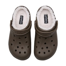 ■クロックス レイレン ラインド クロッグ ボア付 ウォルナット/オートミール 新品 27cm m9 w11 crocs Ralen Lined Clog Boa 16244-28A_画像1