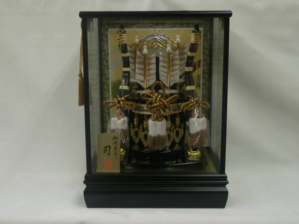 ☆正月飾 破魔弓 ガラスケース 10号 司 伝統工芸品 岩槻人形共同 ☆正月飾 破魔弓 ガラスケース 10号 司 伝統工芸品 岩槻人形共同