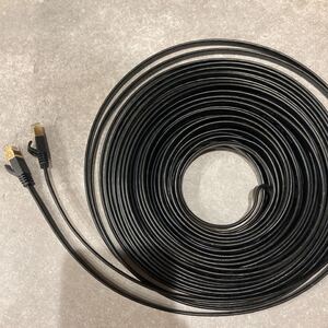 LANケーブル cat7 20m フラットケーブル
