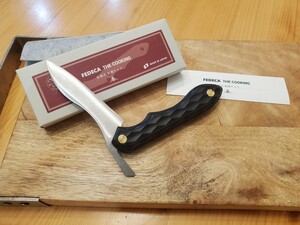 フェデカ FEDECA 折畳式料理ナイフ 名栗ブラック 新品