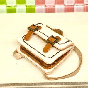 革細工 リュック型かばん 横幅3.7センチ miniature bag.