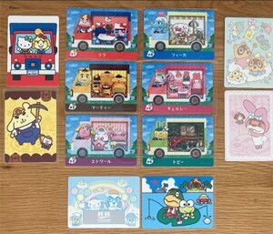 どうぶつの森 サンリオ アミーボカード サンリオコラボ amiiboカード サンリオコンプリートセットamiibo 未使用 シール
