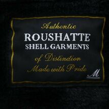 ROUSHATTE ルーシャット 豪華ファー ベルト装飾★ 裏ボア フェイク ムートン コート Sz.M　メンズ 黒 カジュアル　C1T07120_9#N_画像6