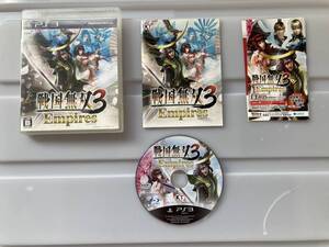 21-PS3-282　プレイステーション3　戦国無双3　Empires　動作品　PS3　プレステ3