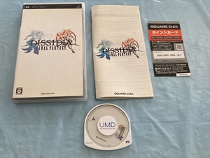 21-PSP-123　プレイステーションポータブル　ディシディアファイナルファンタジー　動作品　PSP