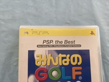 21-PSP-202　プレイステーションポータブル　みんなのGOLFポータブル the Best版　動作品　PSP_画像5