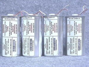  control number 4484 Junk height voltage condenser 2200VDC 196uF 4 piece 