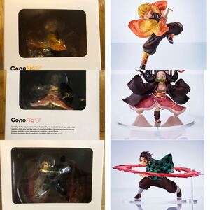 鬼滅の刃 アニプレックス ちょうどいいフィギュアシリーズ『ConoFig』「竈門炭治郎」「竈門禰豆子」「我妻善逸」3体セット