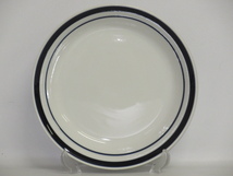 ★rb1152　未使用品　HOYA　プレート　3枚セット　ホヤ　ブルーライン　中皿　食器　陶器　送料無料★_画像2