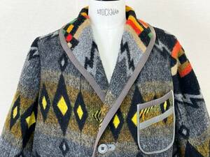 希少《 Mint Condition(Dead) / Native Wool 》20s 30s 40s 極上品【 MARSHALL FIELD&COMPANY ビンテージ 黒 ネイティブ ウール コート 】