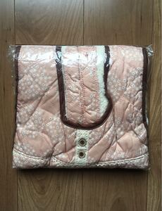 ☆値下げ HAPiNS 裏ボア キルト ピンク 花柄エプロン あったか 新品 タグ付き 未使用品☆