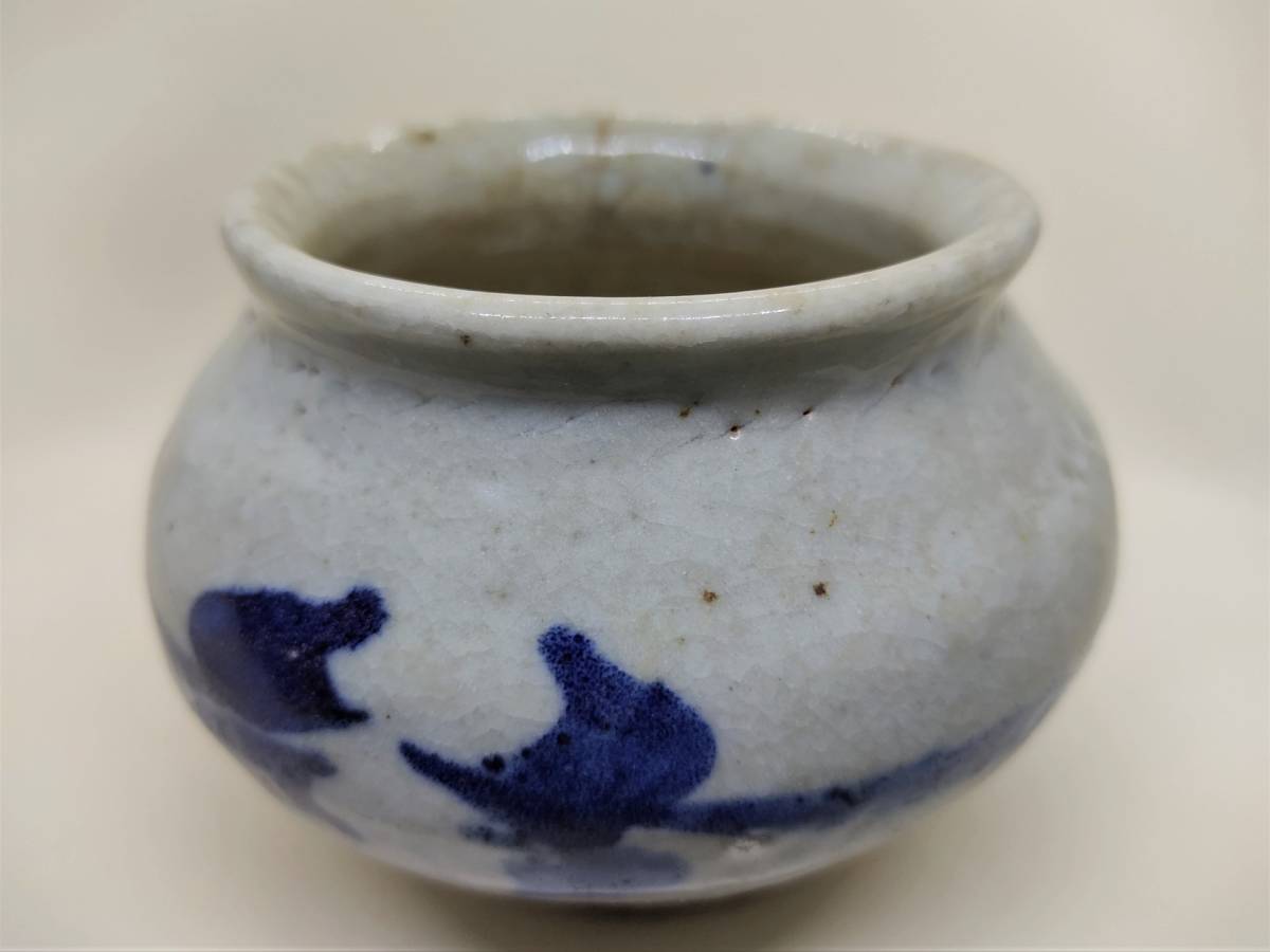 高麗白磁 壺 香炉 飾り壺 化粧容器 陶磁器 白磁 飾壺 茶陶 高麗陶工 陶器