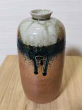 信楽焼　花入　宗仙造　花瓶　竜山　花器　花生　花入れ　竜山作_画像2