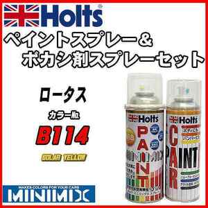 ペイントスプレー ロータス B114 SOLAR YELLOW Holts MINIMIX ボカシ剤スプレーセット