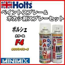 ペイントスプレー ポルシェ F4 ホリゾンブルーM Holts MINIMIX ボカシ剤スプレーセット_画像1