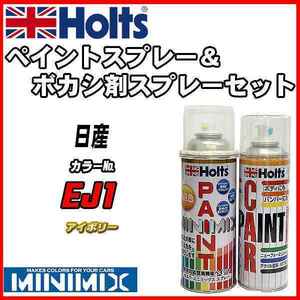 ペイントスプレー 日産 EJ1 アイボリー Holts MINIMIX ボカシ剤スプレーセット