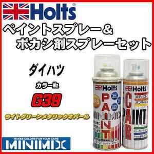 ペイントスプレー ダイハツ G39 ライトグリーンメタリックオパール Holts MINIMIX ボカシ剤スプレーセット