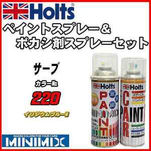 ペイントスプレー サーブ 220 イリジウムブルーM Holts MINIMIX ボカシ剤スプレーセット