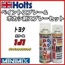 ペイントスプレー トヨタ 1J1 ジンバックメタリック Holts MINIMIX ボカシ剤スプレーセット_画像1