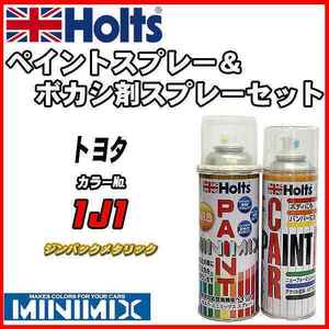 ペイントスプレー トヨタ 1J1 ジンバックメタリック Holts MINIMIX ボカシ剤スプレーセット