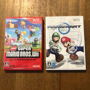 ニュースーパーマリオブラザーズ+マリオカート Wiiソフト