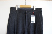 美品 15AW VICTIM ヴィクティム TUCK EASY PANTS タック イージー パンツ 黒 BLK VTM-15-P-122 サイズM 612L_画像2