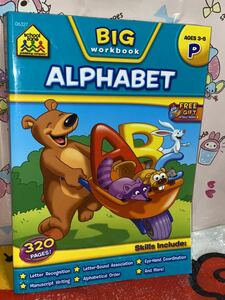 ☆Big Workbook-Preschool Alphabet, Ages 3-5 初めての英語ワーク 320ページ