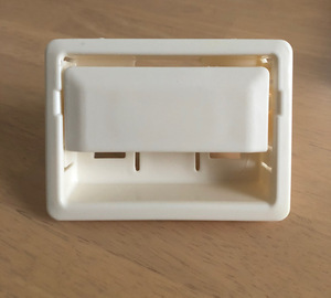 新品(2個)クボタコンバイン用ロックハンドルアッシ(白)