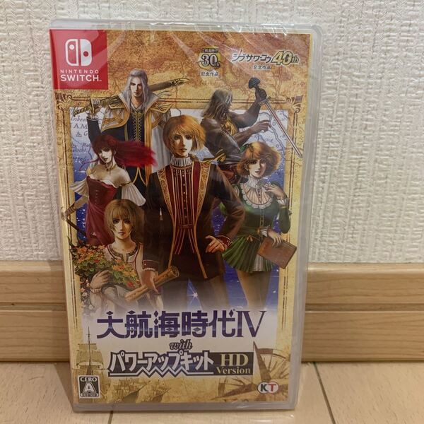 新品未開封 ニンテンドースイッチ 大航海時代4 with パワーアップキット HD Version Switch