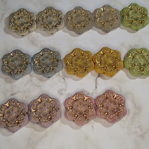ビーズ アクリルビーズ お花ビーズ 7ペア